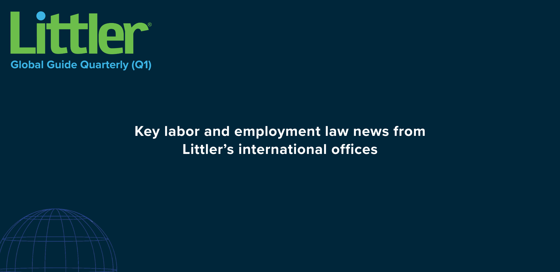 Littler Global Guide Quarterly 2026 (1) - Globale juridiske nyheder