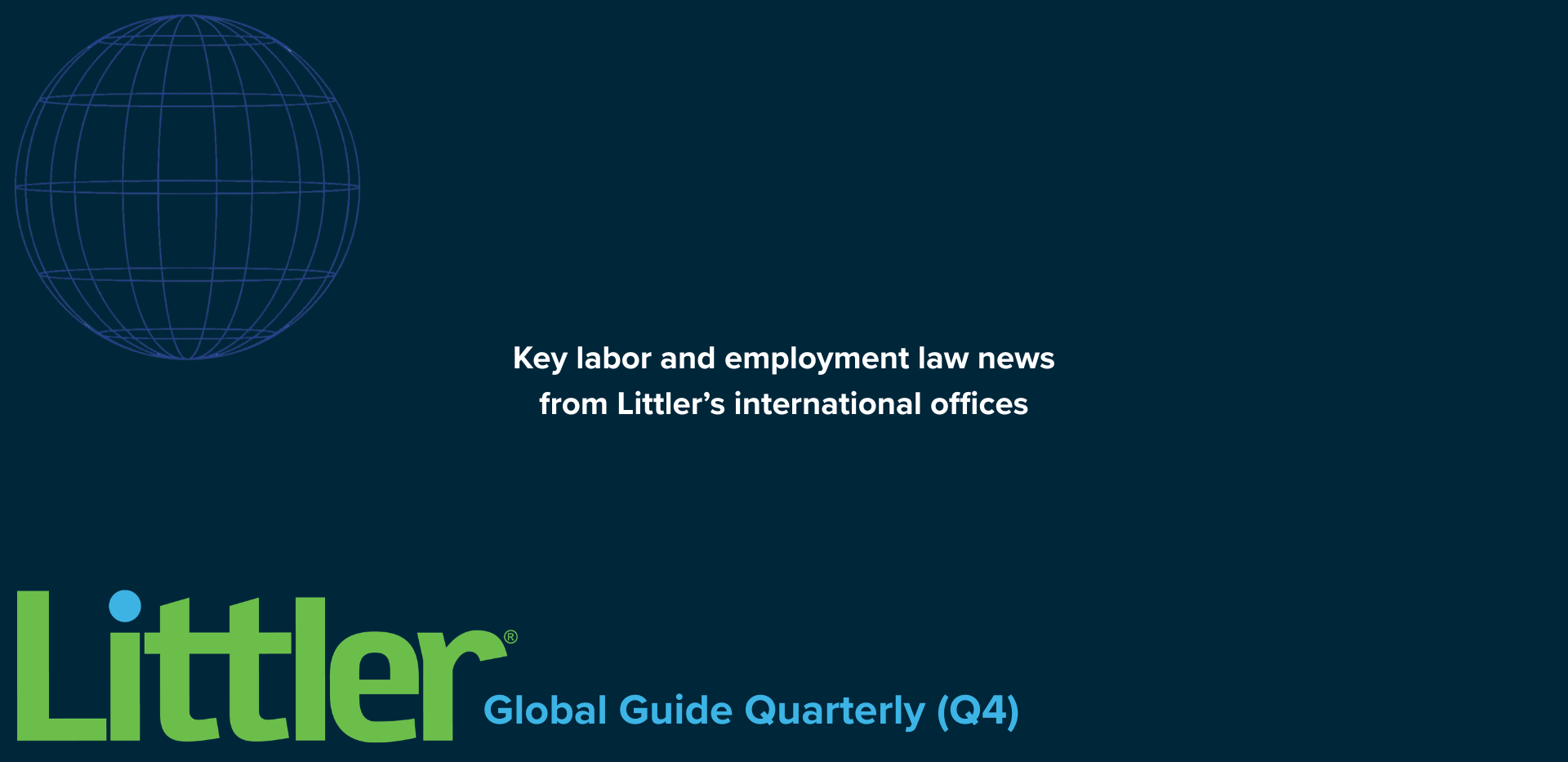 Littler's Global Guide kvartalsvise nyheder